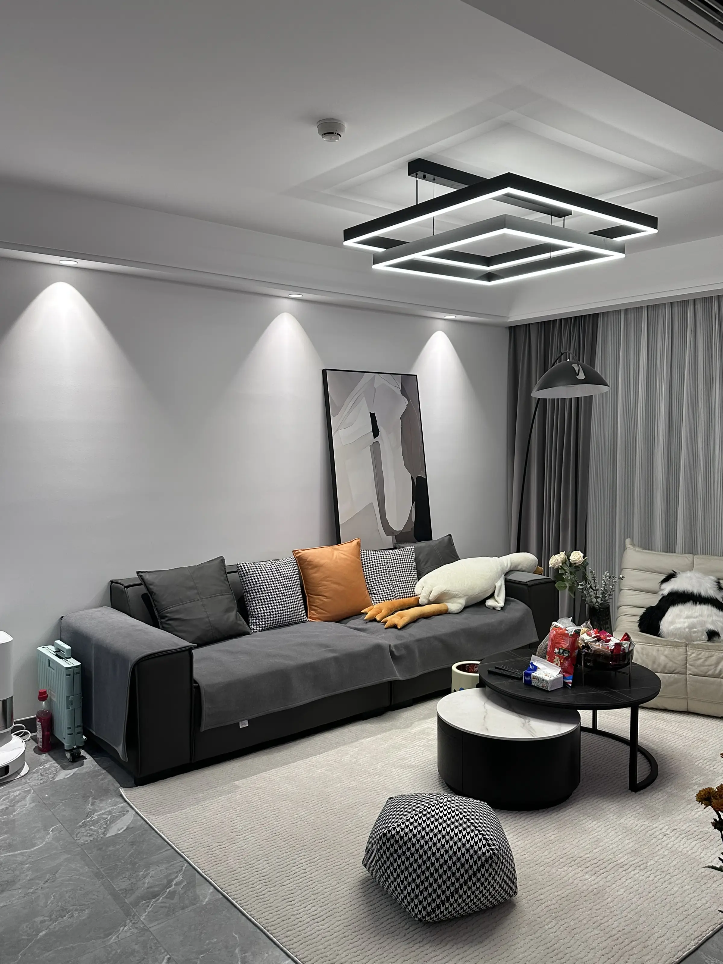 我那色彩不一样的多巴胺客餐厅搭配图片_3