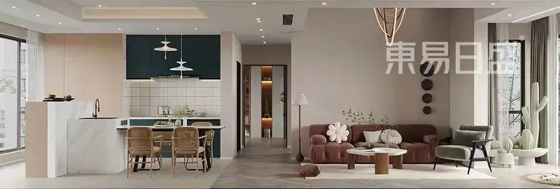 惊艳！他家客餐厅设计让人眼前一亮🥰🥰图片_1