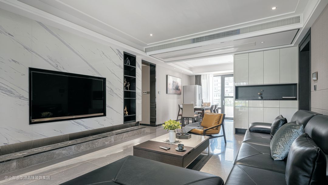 无主灯设计客厅大巧不工最简单的才是最经典的(图1)