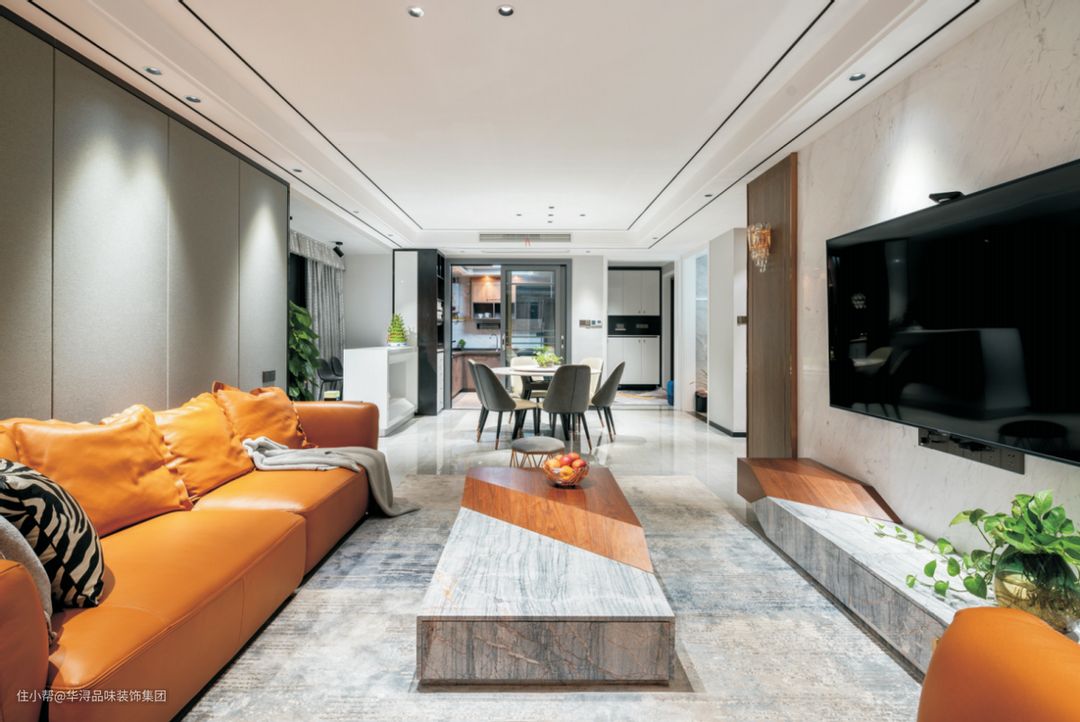 无主灯设计客厅大巧不工最简单的才是最经典的(图2)