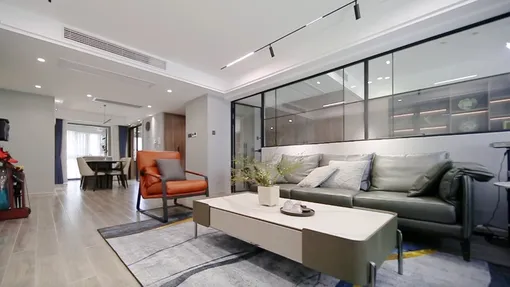 大连【红星海五期鼎墅】260㎡工业风，简而不凡的裸感设计