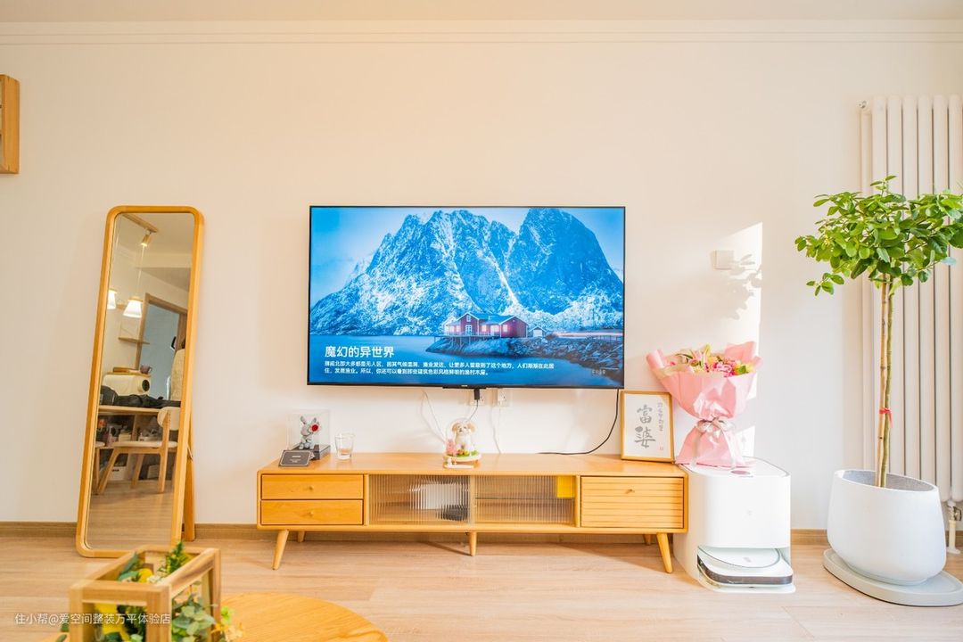 温润自然的原木风设计普通人暖心舒适的家(图3)