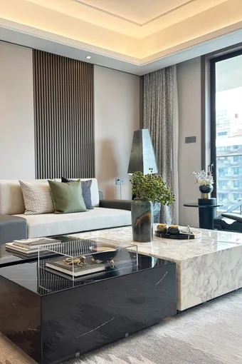 荣和云顶|203㎡现代简约，堪称教科书级别的改造