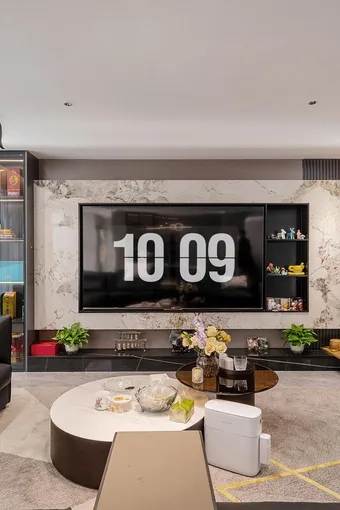 168㎡现代风四居室，结合实际需求为一家人缔造高端品质住宅