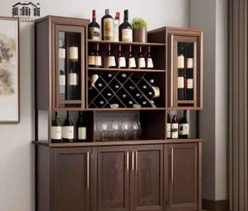 新中式风酒柜，美得让人窒息图片_2