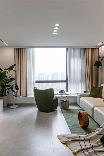 千思案例 | 48㎡奶油风：感受温馨且治愈的生活！