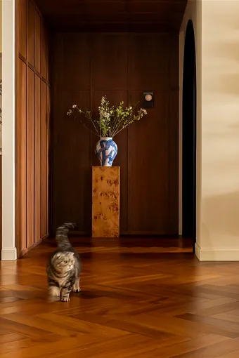 260方大平层拆了墙，用复古风堆砌一场视觉盛宴