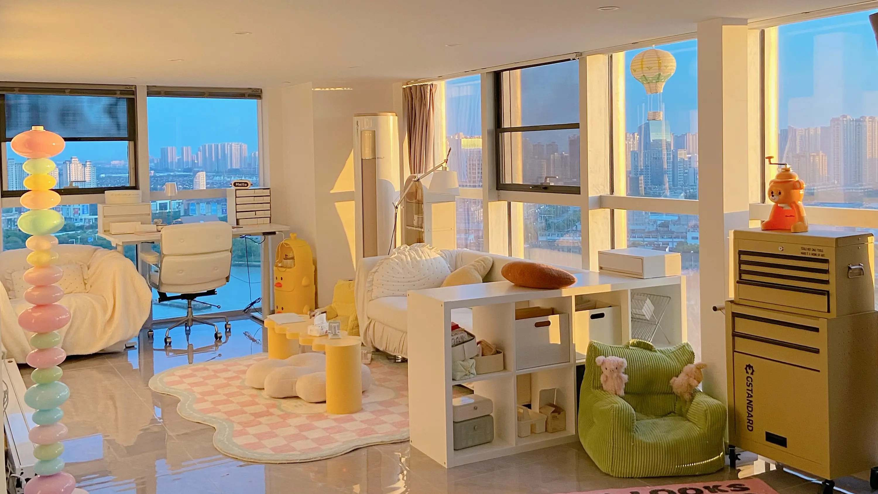 60平loft公寓roomtour，买个阳光公寓也不错！