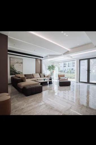 268㎡现代风光影交错，打造视觉盛宴