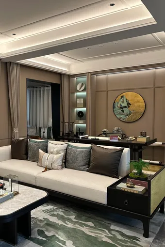 雲樾观棠|104㎡新中式火出圈，永远要相信老祖宗的审美！