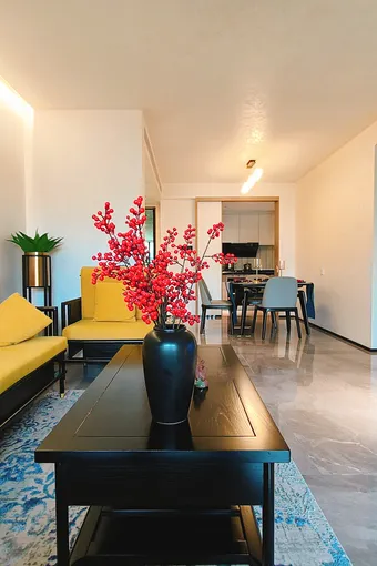 111㎡新中式风，中式元素与摩登时尚感的碰撞