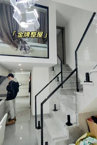 45平边户公寓，双面采光+Y形楼梯，打造独一无二的两居空间