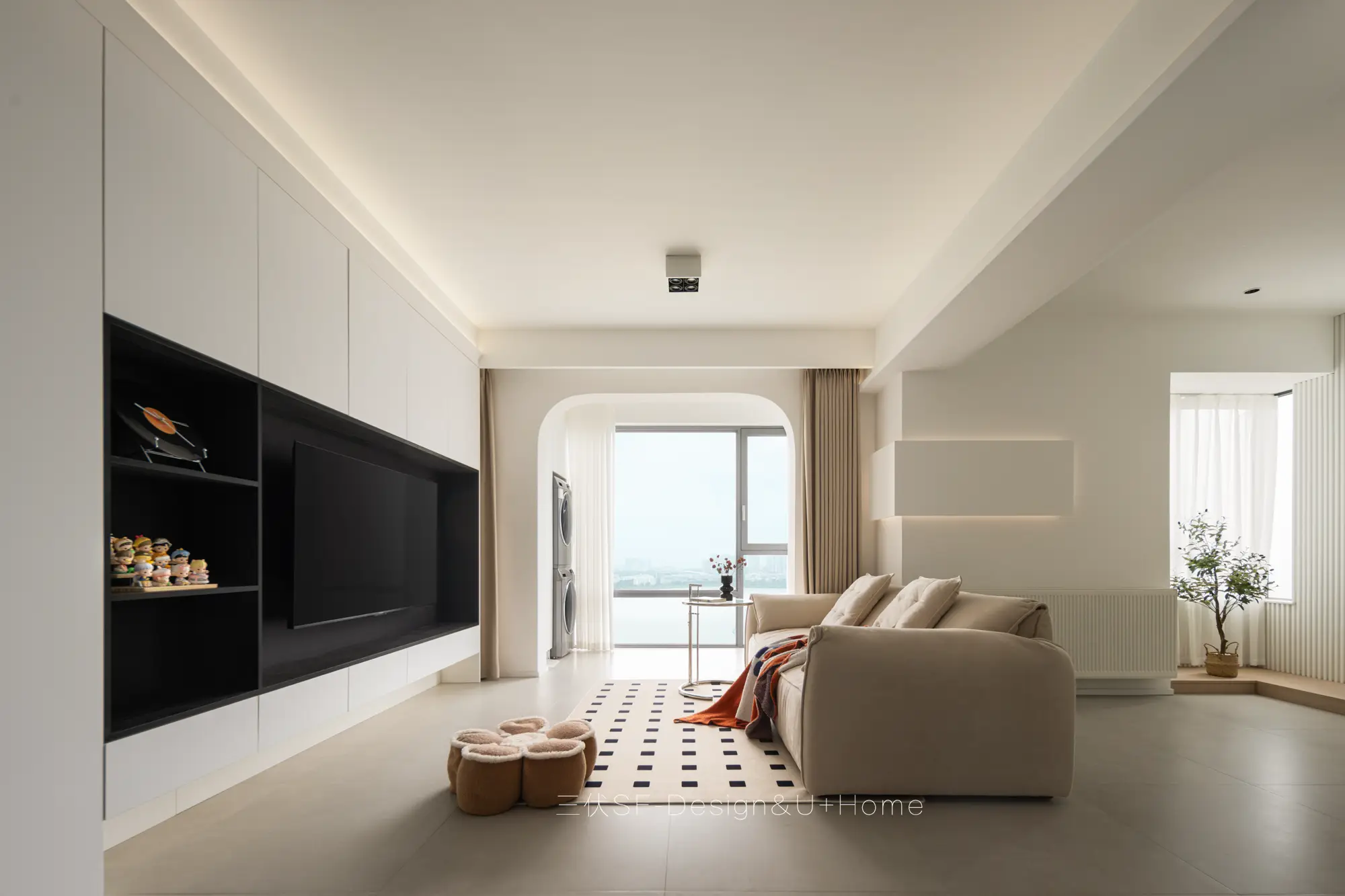 谁还不知道客书一体啊！100平也有大横厅图片_5