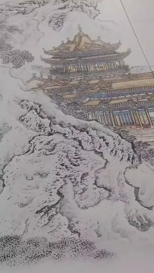 墙上的艺术，中式风情满满 🖼️