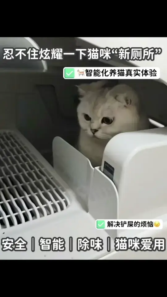 3i智能猫砂舱｜忍不住炫耀一下我家的猫厕