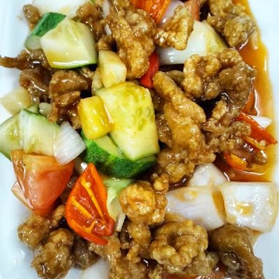 风中的月季花啊